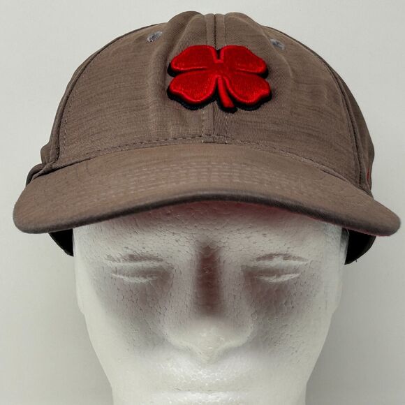 Maryland Terrapins Black Clover Hat Cap Flex Fitted XXL Beige Terps Live Lucky - Picture 2 of 12